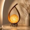 Wooden Loop Ball Table Lamp – Warm Ambient Decorative Light